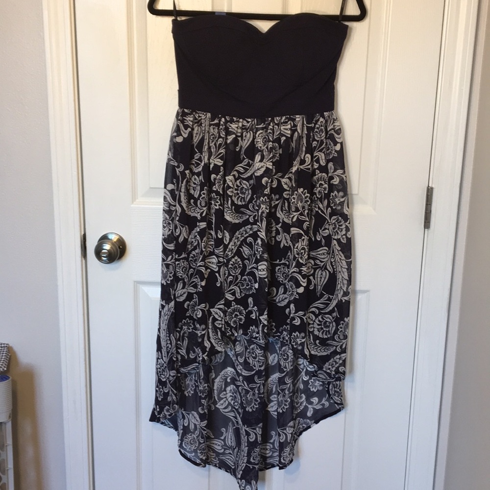 Forever 21 Strapless High Low Dress